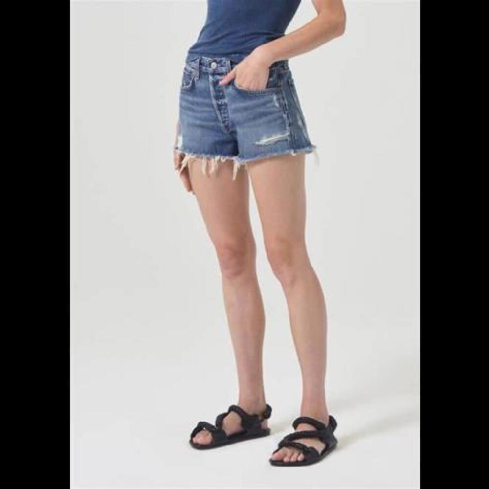 Agolde Blue Jean Shorts